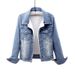 Faux Fur-Lined Denim Jacket – Detachable Shearling Collar Winter Coat With Classic Workwear Silhouette (S-5XL, Dark/Light Blue Washed)_mkmklike.com