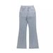 MH1025 Streetwear Women's High Waist Flared Jeans Street Fashion Stretch Slim Fit With Pockets_mkmklike.com