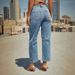 New Arrival Loose Wide Leg Mid Rise Straight Cut Retro Women's Jeans Knife Edge Design Cross-Border Fashion Female Denim_mkmklike.com