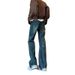 Micro Denim Jeans For Men Women In Summer, Thin, Washed Worn, With Versatile Legs, Straight Wide Leg, And Floor Length_mkmklike.com