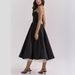 Women's clothing new suspender V neck sleeveless dress tutu long skirt_mkmklike.com