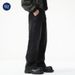 Nordmann MUCHU Clothing | American High Street Black Retro Versatile Jeans Men's Vibe Trendy Brand Cool Slimming Wide-Leg Pants_mkmklike.com