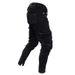 Men's Stretch Slim Fit Ripped Jeans - Distressed Skinny Denim Pants With Zipper Details (Black/Blue, S-XXXL)_mkmklike.com