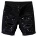 Slim Fit Denim Shorts For Men – Korean Style Summer Casual Stretch Washed Retro Vintage 5-Inch Shorts_mkmklike.com