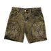 Men's Distressed Slim Fit Denim Shorts - Mid-Length Ripped Jeans For Casual Wear | Hip Hop Style Cotton Stretch-Free Short Pants_mkmklike.com