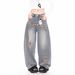 Retro High-Waist Flared Jeans – Leopard Print & Sickle Cut For Unisex Streetwear (Sizes S-XXXL)_mkmklike.com