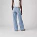 High-Waisted Straight-Leg Jeans – Women’s Distressed Wide-Leg Denim Pants (Cotton Blend, Light Blue, S-XL, No Stretch, Streetwear)_mkmklike.com