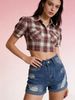 K New Hole Breaking Trendy Casual Three Part Pants For Women's Jeans_mkmklike.com