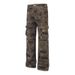 High Street Hip-Hop Camouflage Jeans For Men American Style Straight Casual Slim Fit Flared Logging Pocket Cargo Pants_mkmklike.com