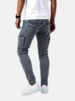 Slim Fit Men's Jeans Stretch Denim Pants With Pockets - Skinny Tapered Leg For Casual & Street Style_mkmklike.com