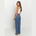 Women's Clothing Jeans For Women New Beaded Temperament Commuting Raw Edge Straight Pants Washed Fashion Jeans_mkmklike.com