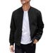 European And American New Autumn Pilot Jacket Coat Cross-Border Men's Casual Plus Size Suede Zipper Stand Collar Top_mkmklike.com