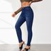Women's Clothing High Elastic Feet Hip-lifting Jeans_mkmklike.com