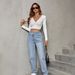 Women's Clothing Fashion Trend Slim Casual High Waist Loose Denim Trousers_mkmklike.com