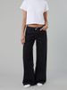 Adjustable Drawstring Low Rise Jeans - Relaxed Fit Stretch Denim Pants (Blue, Light Blue, Black, White, Indigo) - Sizes XS-3XL_mkmklike.com