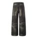 Men's Loose Fit Straight Leg Jeans High Street Style Distressed Worn Out Texture Whisker Pattern_mkmklike.com