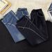 Men's High-Street Baggy Jeans – Relaxed Straight-Leg With Architectural Tapering (S-3XL, Black/Blue, Vintage Wash, Hip-Hop Essential)_mkmklike.com