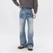 Men's Clothing Washed Straight Wide Leg Drape Trendy High Street Mopping Pants_mkmklike.com