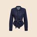 Waist-Defining Denim Jacket With Detachable Belt – Effortless Chic For Global Citizens (Versatile Blue Blazer,Seasonal Staple)_mkmklike.com