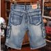 Retro Black Cargo Denim Shorts For Men Multi Pocket Loose Fit Plus Size Trendy Summer Stretch Mid-Length Five Point Pants_mkmklike.com