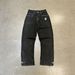 Men's Premium US Map Embroidered Jeans - Heavyweight Black Selvedge Denim With 3D Coordinates_mkmklike.com