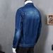 Loom Men's Denim European And American Style Korean Trend 2022 Autumn New Loose Turn-down Collar Casual Plus Size Jacket_mkmklike.com