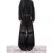 Men's Oversized Distressed Denim Jeans Gothic Streetwear Pants with Thorn Embroidery Flared Hem Dark Aesthetic for Urban Edge_mkmklike.com