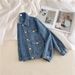 Women's Clothing Spring And Autumn Fashionable Small Fragrance Style New Denim Jacket Women's Slim Versatile Short Jacket Top Trend_mkmklike.com