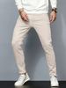 Men's Premium Slim Fit Jeans - Business Casual Stretch Denim, Straight Leg (White, Sizes 30-38)_mkmklike.com