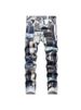 Stylish 3D Digital Print Stretch Denim Jeans For Men & Women - Comfortable & Trendy European-American Design_mkmklike.com