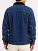 Men's Casual Denim Jacket Handsome Trendy American Youth Style Spring Autumn Versatile Top_mkmklike.com