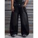 Men's Non-Stretch Black Jeans European Size Street Style Summer New Arrival Cross Border Hot Selling Item_mkmklike.com