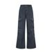 Large Pocket Cargo Flared Jeans Men's High Street Punk Washed Vintage Wrinkled Design Wide Leg Pants_mkmklike.com