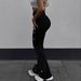 Stretch High-Waisted Flare Jeans – Retro 70s Disco Pants With Rhinestone Detailing, Slim Fit & Ultra-Comfy (Black/Blue/Green/Khaki, High Elasticity)_mkmklike.com