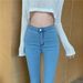 European And American Style 5-color Light Dark Blue, Black Butt-lifting Skinny Jeans Women, High Elasticity, Slimming,_mkmklike.com