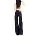 2025 Spring And Autumn New Denim Blue Non-Fading Jeans For Women American Retro Loose Casual Slightly Flared_mkmklike.com