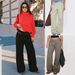 Women's Clothing Personality Street Adjustable Buckle Waist Side Pocket Details Loose Trousers_mkmklike.com