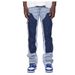 Punk High Street Raw Edge Micro-trumpet Skinny Jeans Men Y2k Pants 2025 New Biker Rock Style Low-rise Stretch Floor Length Pants_mkmklike.com