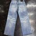 Men's Light Blue Washed Straight-Leg Jeans – Vintage Snow-Wash Denim With High Waist & No-Stretch (Classic Fit For Retro Streetwear & Casual Wear)_mkmklike.com