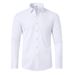 Loom Cross-Border Four-Way Stretch Non-Iron Long Sleeve Export Mercerized Vertical Feel European Size Men's Shirt_mkmklike.com