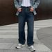 Straight-Leg Jeans For Men – Vintage Washed Denim Pants | Korean-Inspired Office & Casual Wear (M-2XL)_mkmklike.com