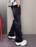 Men's Relaxed Fit Washed Denim Pants – Streetwear, Comfortable & Stylish (S-3XL, Blue & Black)_mkmklike.com