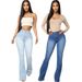 Women's Clothing Fashion Hot Selling Slim Fit Versatile Denim Stretch Bell Pants New Style_mkmklike.com