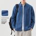 Northfold Dongyu Autumn Winter Denim Long Sleeve Shirt Cardigan Slim Fit Japanese Style Casual Jacket Men's In Stock Wholesale_mkmklike.com