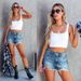 Women's Clothing Summer Denim Shorts Hand-worn High Waist Comfortable Casual Jeans Women_mkmklike.com