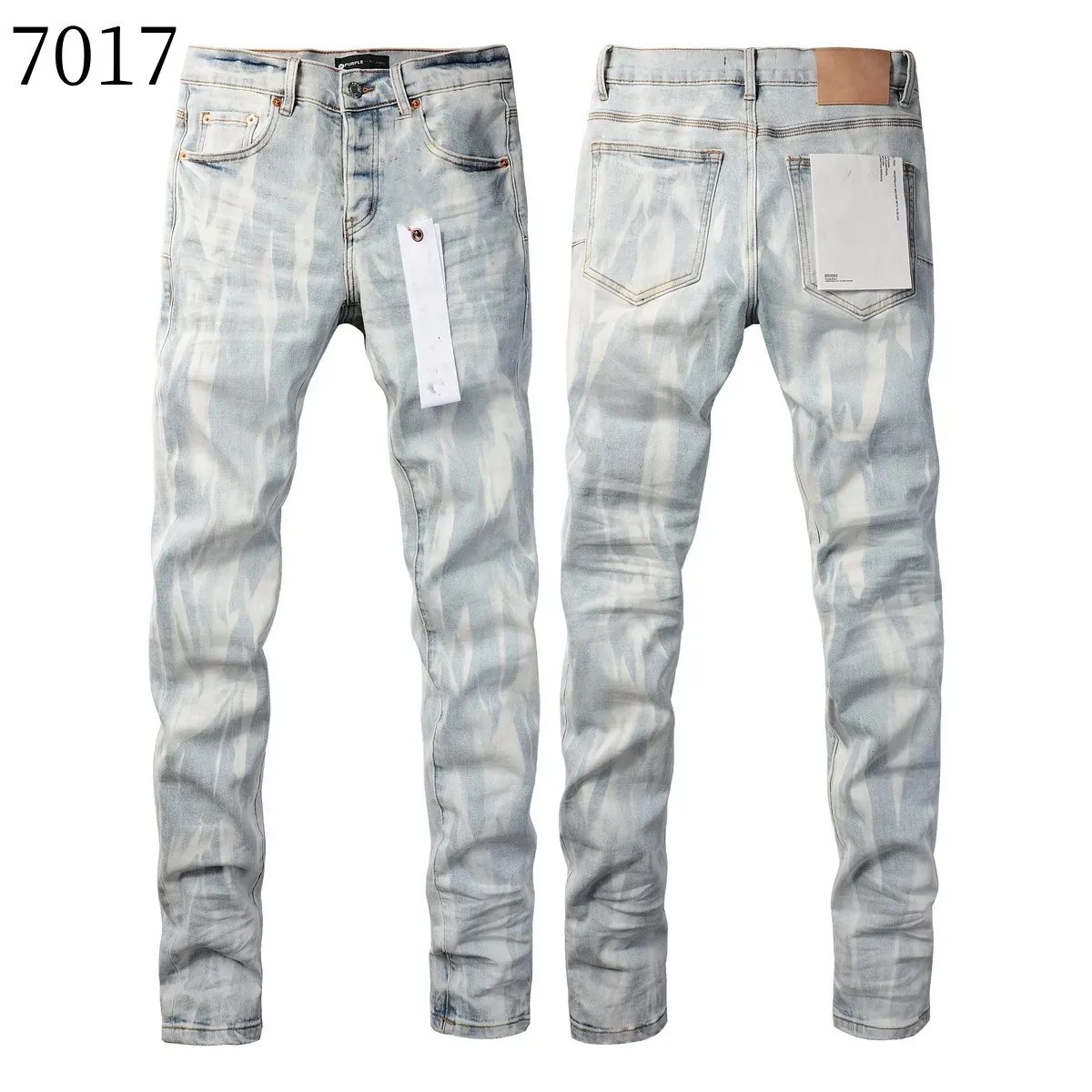 men Jeans Mens Designer Jean Pants Brand Baggy Womens Retro Casual Hip Hop Streetwear Designers Joggers Pant Hole Black_mkmklike.com