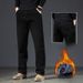 Large Size Nostalgic Stretch Jeans Men's Loose Straight Trousers_mkmklike.com