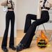Women's Flared Jeans Spring And Autumn 2025, New High-waisted Slim-fit Design For Tall Individuals, Extended Length,_mkmklike.com