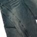 Decontructed Patchwork Deign Wahed Vintage Denim Men' Vibe Trendy Brand Split Peronality Wide-Leg Floor-Length_mkmklike.com