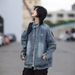 Loom Style Side Stripe Denim For Men, Spring Autumn, Retro High-End Feel, European And American Trendy Brand, Striped Stand_mkmklike.com
